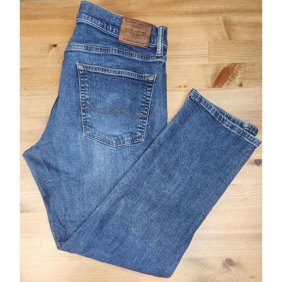 Lucky Brand Other - $119 Lucky Brand Mens 221 Straight Medium Wash Jeans 38x30